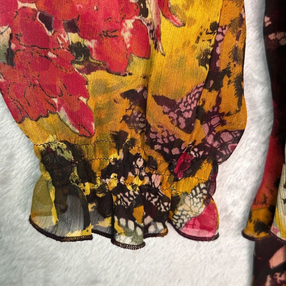 V Christina Romatic Boho Top Medium - Picture 4 of 12